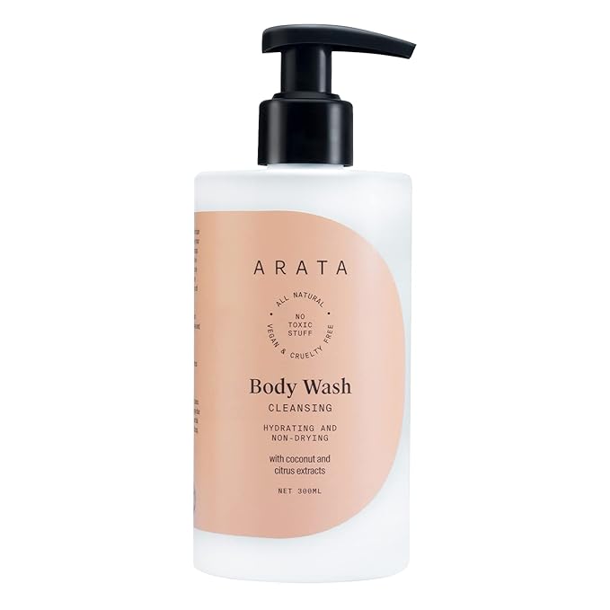 Arata Natural Hydrating & Non-Drying Body Wash With Coconut & Citrus Extracts