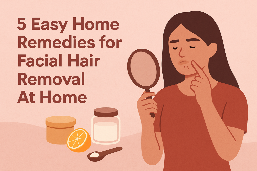 Home Remedies for Facial Hair Removal At Home