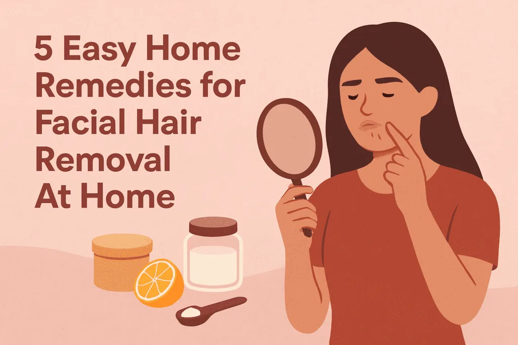 Home Remedies for Facial Hair Removal At Home