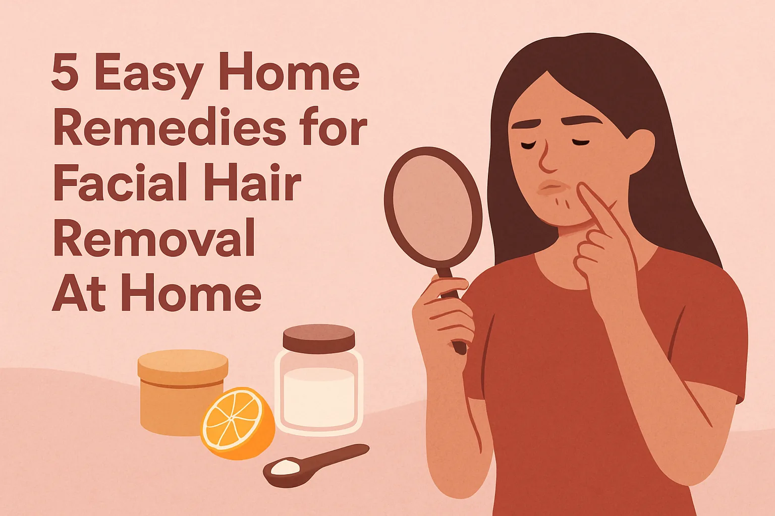 Home Remedies for Facial Hair Removal At Home