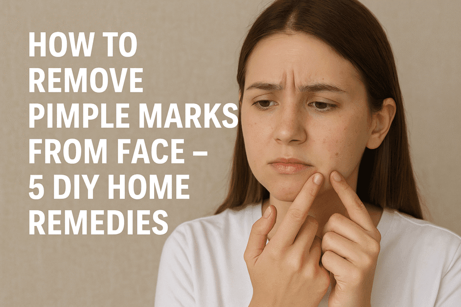 How To Remove Pimple Marks From Face