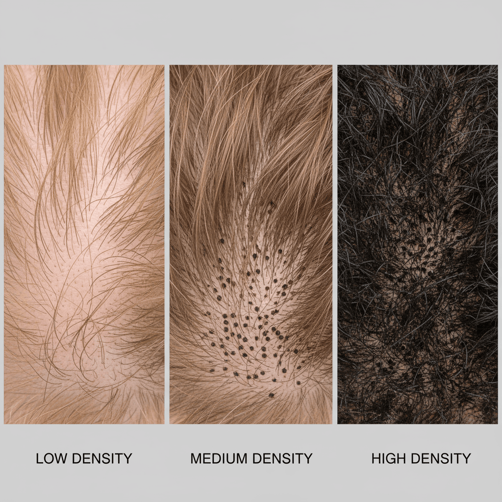 Types of Hair Density