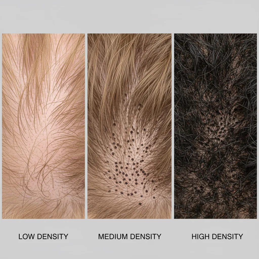 Types of Hair Density